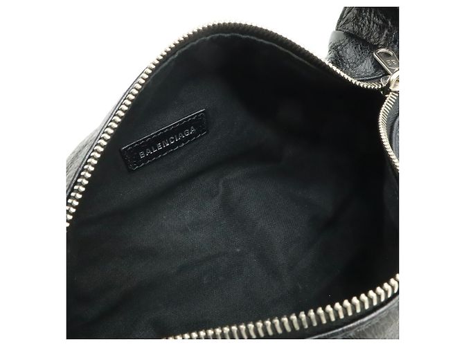 Borsa a Spalla Balenciaga Superbusy XS Nero - vista 7