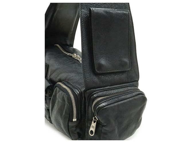 Borsa a Spalla Balenciaga Superbusy XS Nero - vista 8