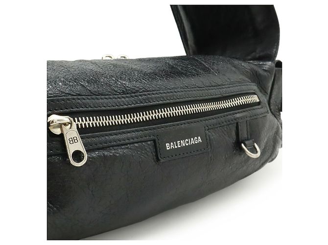 Borsa a Spalla Balenciaga Superbusy XS Nero - vista 9