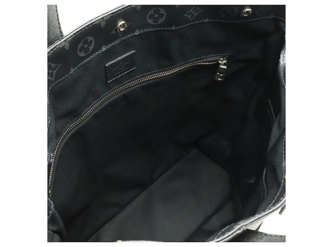 Borsa City Tote Monogram Eclipse Louis Vuitton Nero - vista 6
