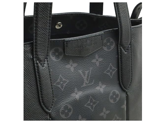 Borsa City Tote Monogram Eclipse Louis Vuitton Nero - vista 9