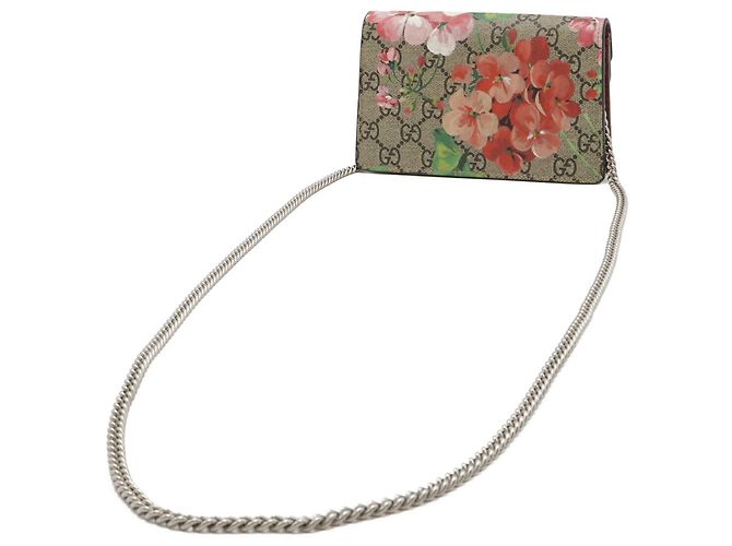 Borsa a tracolla Gucci Dionysus GG Blooms Super Chain Rosa Multicolore Beige - vista 3