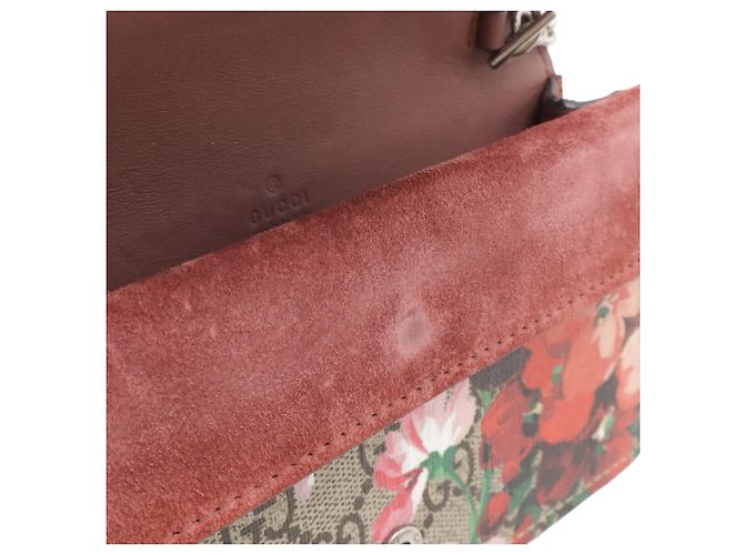 Borsa a tracolla Gucci Dionysus GG Blooms Super Chain Rosa Multicolore Beige - vista 9