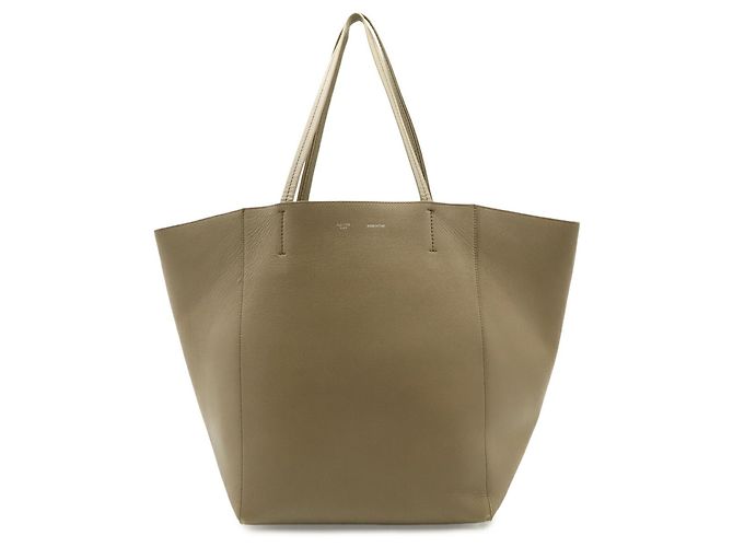 Céline Bolsa Tote Celine Cabas Phantom Medium com cinto Cinza - vista 2