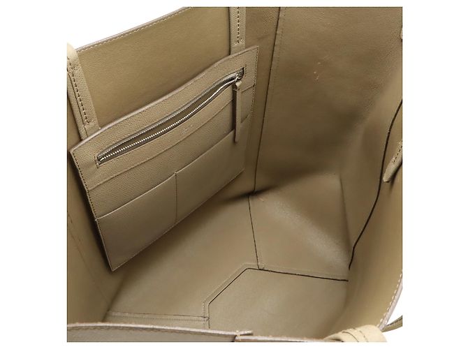 Céline Bolsa Tote Celine Cabas Phantom Medium com cinto Cinza - vista 6