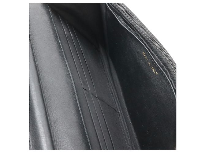Borsa a tracolla Chanel Mademoiselle V-Stitch Chevron Nero - vista 7