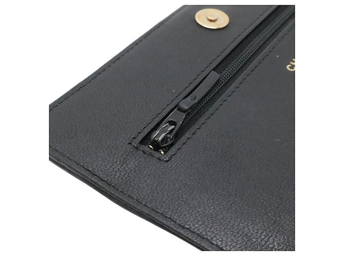 Borsa a tracolla Chanel Mademoiselle V-Stitch Chevron Nero - vista 9