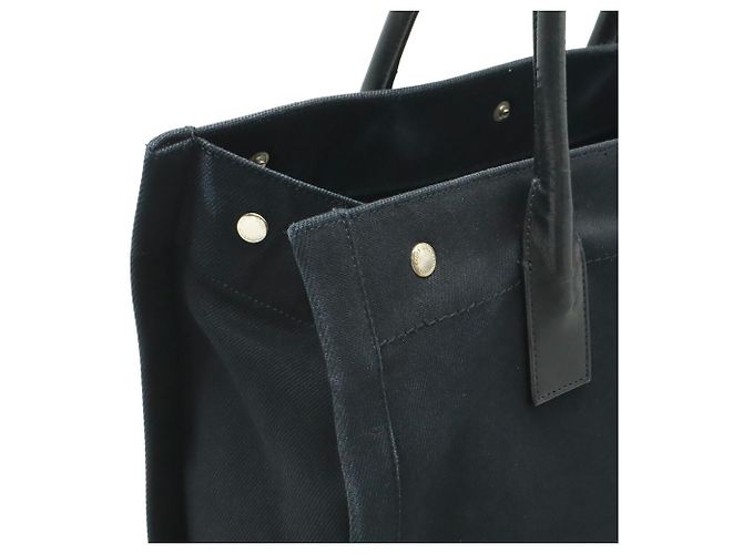 Yves Saint Laurent RIVE GAUCHE Cabas Tote Bag Nero - vista 8