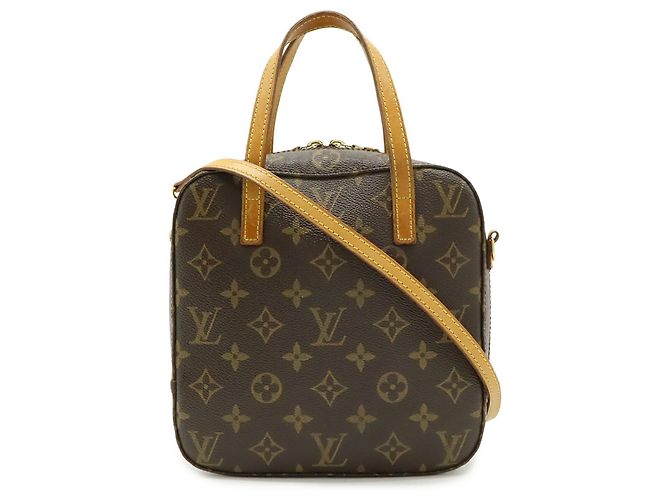 Borsa a mano e borsa a tracolla Louis Vuitton Monogram Spontini Marrone Bianco Monogramma - vista 2