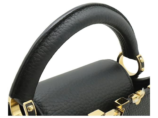 Borsa Louis Vuitton Capucines Mini Nero - vista 6