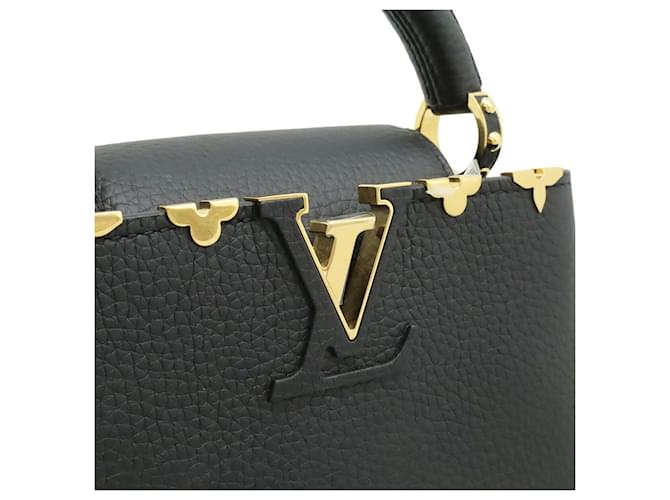 Borsa Louis Vuitton Capucines Mini Nero - vista 9