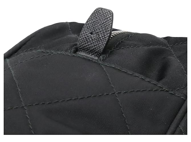 Prada Impuntu Chain Schultertasche Schwarz - Ansicht 5