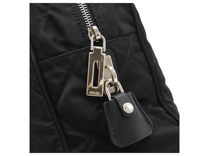 Prada Impuntu Chain Schultertasche Schwarz - Ansicht 6