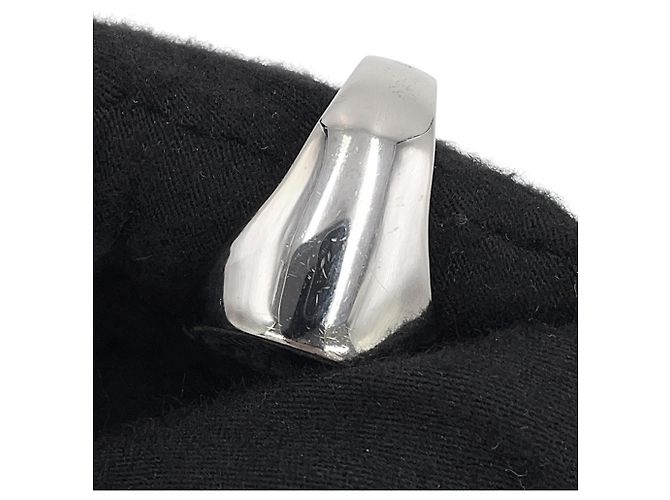 Louis Vuitton Traveler Stamps Siegelring aus Metall Schwarz Silber - Ansicht 7