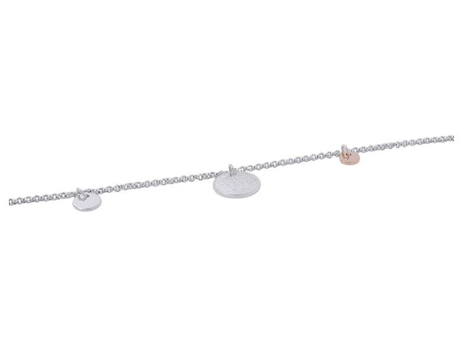 Hermès Pulsera charm Hermes Ex-Libris PM Plata Dorado - vista 2