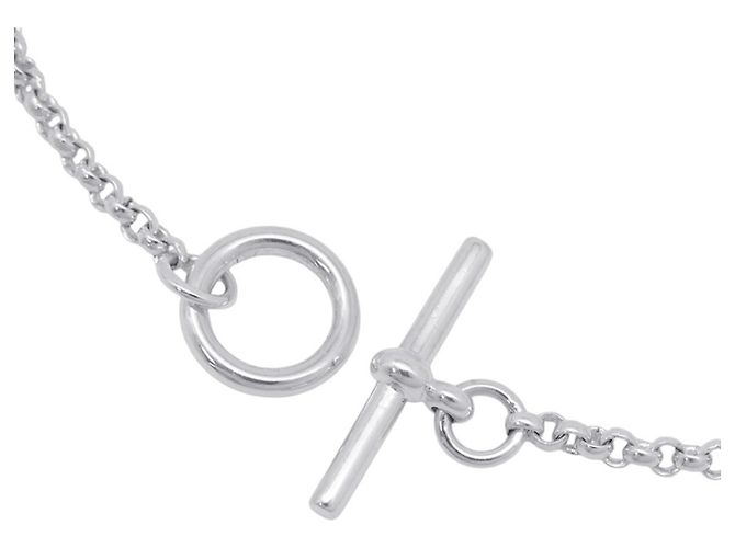 Hermès Pulsera charm Hermes Ex-Libris PM Plata Dorado - vista 5