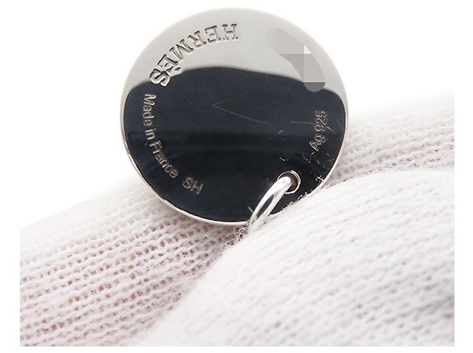Hermès Pulsera charm Hermes Ex-Libris PM Plata Dorado - vista 6