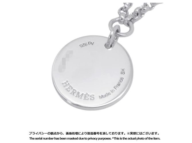 Hermès Pulsera charm Hermes Ex-Libris PM Plata Dorado - vista 9