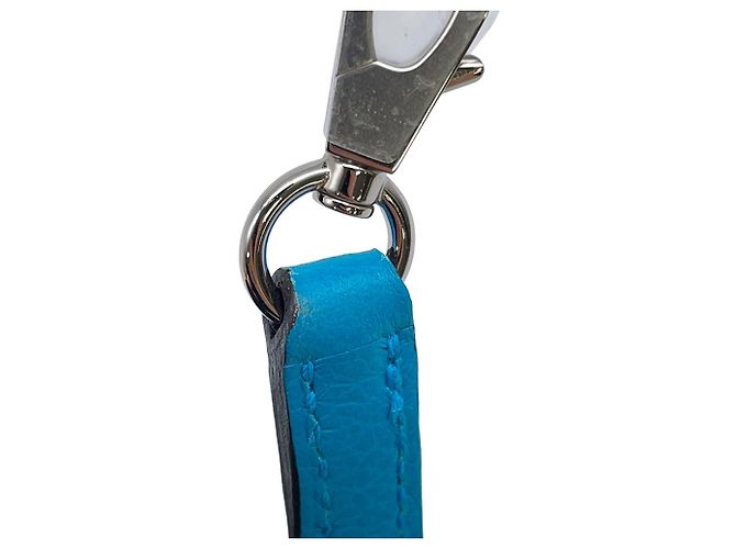 Hermès Borsa Hermes Bolide 1923 Mini in Blue Zanzibar Blu chiaro - vista 15