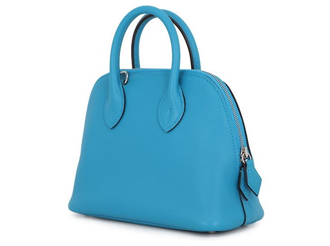 Hermès Borsa Hermes Bolide 1923 Mini in Blue Zanzibar Blu chiaro - vista 2
