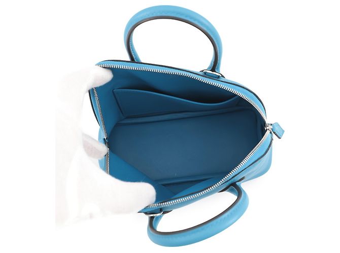 Hermès Borsa Hermes Bolide 1923 Mini in Blue Zanzibar Blu chiaro - vista 5
