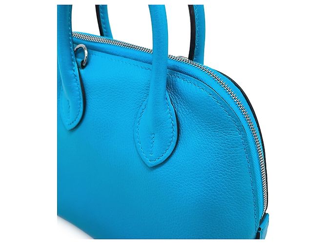 Hermès Borsa Hermes Bolide 1923 Mini in Blue Zanzibar Blu chiaro - vista 6