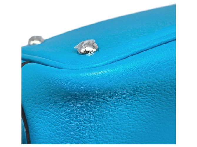 Hermès Borsa Hermes Bolide 1923 Mini in Blue Zanzibar Blu chiaro - vista 8