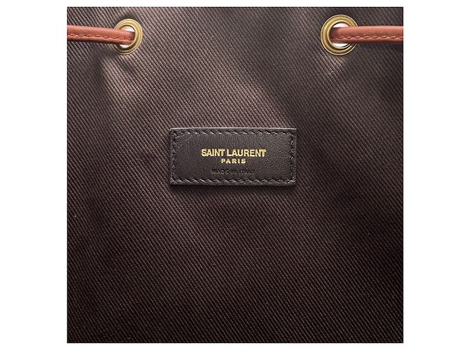 Borsa a tracolla Yves Saint Laurent Paris Marrone - vista 14