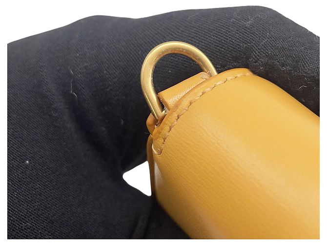 Borsa a mano Mini Voltaire Yves Saint Laurent Giallo - vista 10