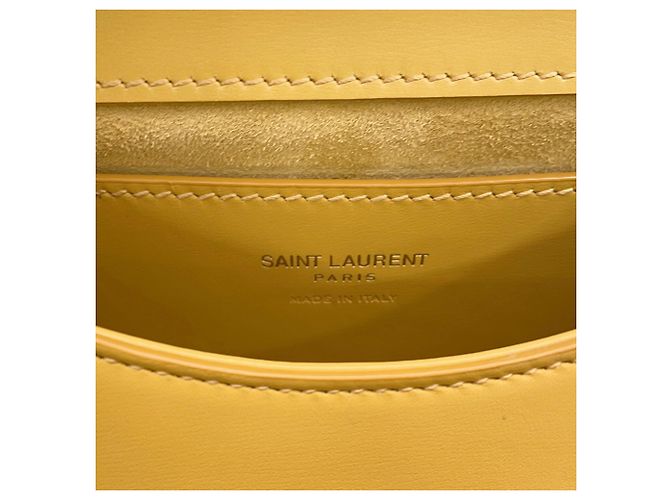 Borsa a mano Mini Voltaire Yves Saint Laurent Giallo - vista 14