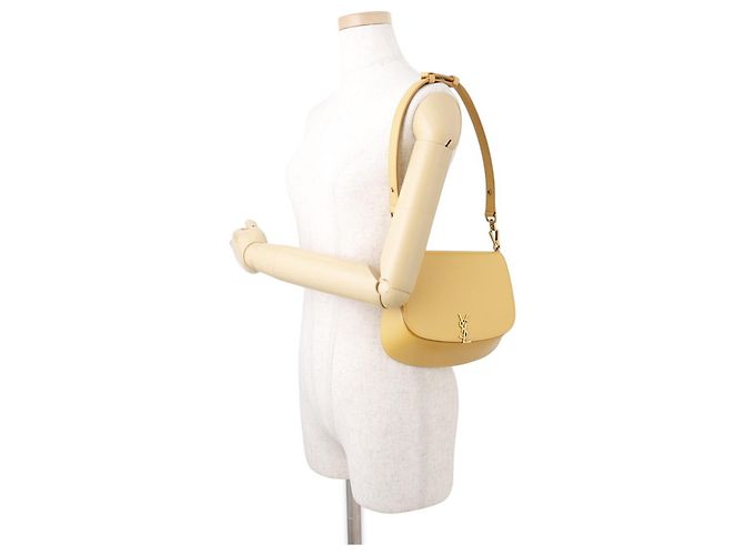 Borsa a mano Mini Voltaire Yves Saint Laurent Giallo - vista 5
