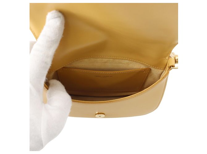 Borsa a mano Mini Voltaire Yves Saint Laurent Giallo - vista 7