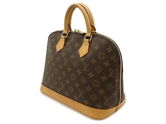 Borsa Louis Vuitton Monogram Alma Marrone - vista 3