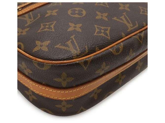 Borsa a Spalla Louis Vuitton Monogram Senlis Pochette M51222 Marrone - vista 4