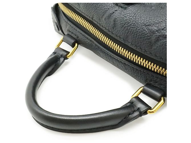 Borsa Louis Vuitton Monogram Empreinte Petite Malle Souple Nero - vista 5