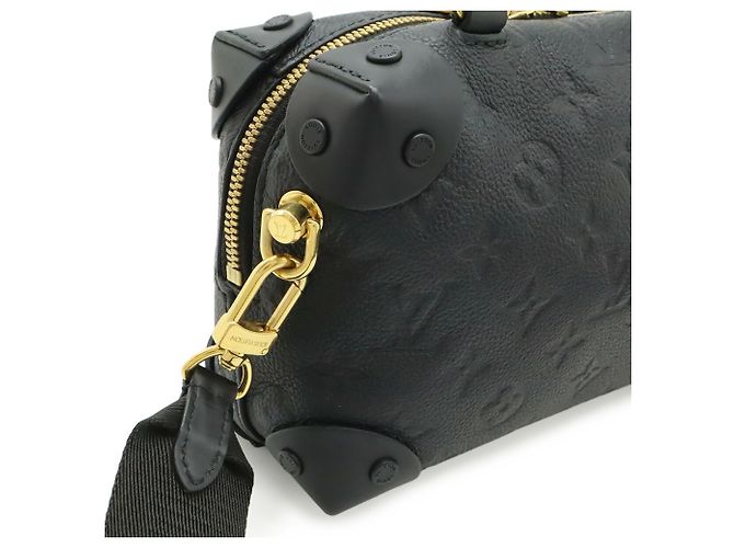 Borsa Louis Vuitton Monogram Empreinte Petite Malle Souple Nero - vista 8