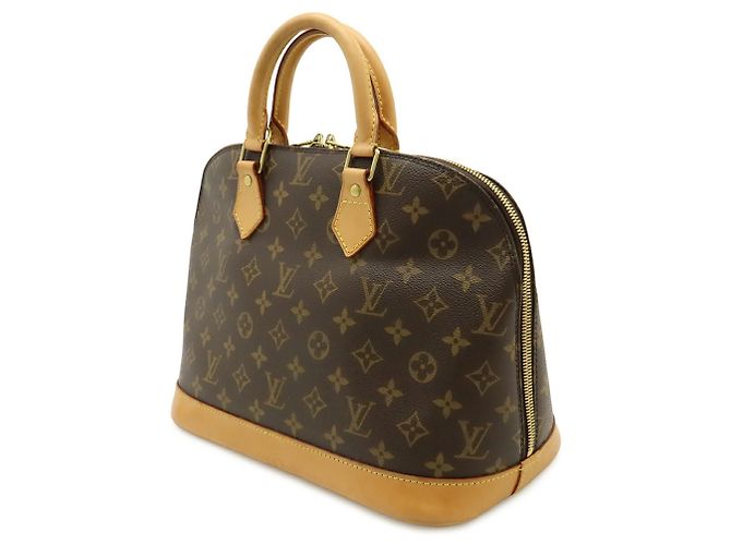 Borsa Louis Vuitton Monogram Alma Marrone - vista 3