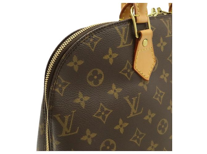 Borsa Louis Vuitton Monogram Alma Marrone - vista 8