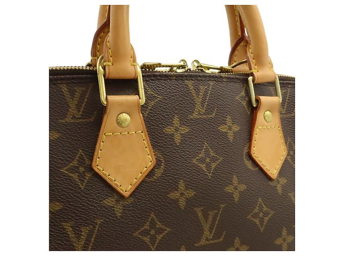 Borsa Louis Vuitton Monogram Alma Marrone - vista 9