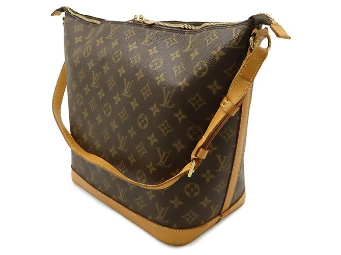 Sac à bandoulière Louis Vuitton Monogram Amfar Three Vanity Marron - vue 3