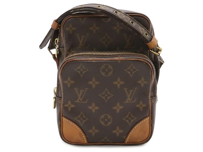 Borsa a tracolla Louis Vuitton Monogram Amazon Pochette Marrone - vista 2