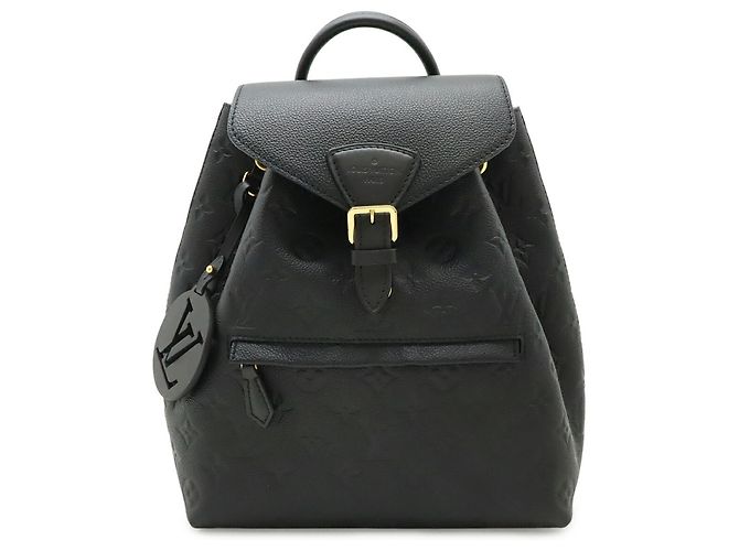Zaino Louis Vuitton Monogram Empreinte Montsouris PM Nero - vista 2