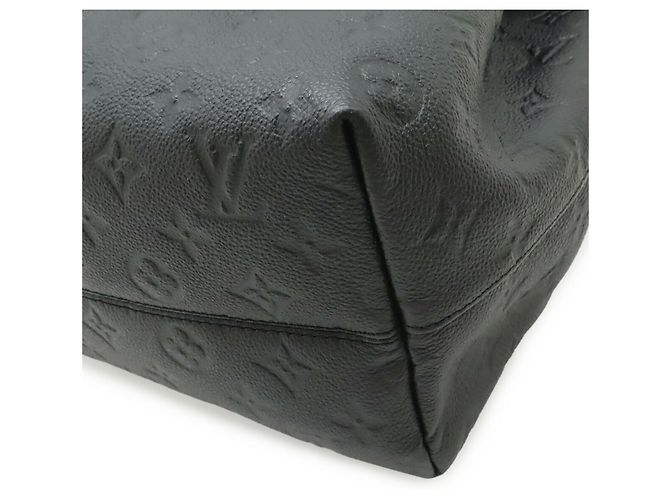 Zaino Louis Vuitton Monogram Empreinte Montsouris PM Nero - vista 4
