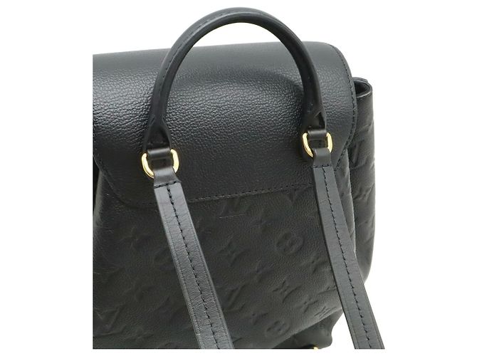 Zaino Louis Vuitton Monogram Empreinte Montsouris PM Nero - vista 5