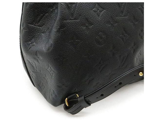 Zaino Louis Vuitton Monogram Empreinte Montsouris PM Nero - vista 6
