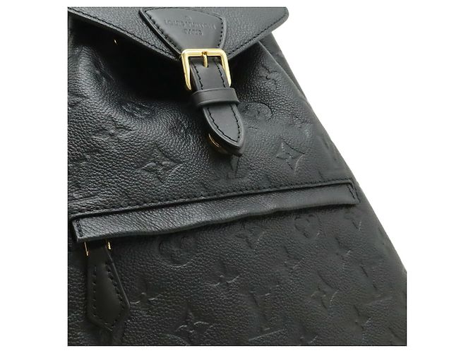 Zaino Louis Vuitton Monogram Empreinte Montsouris PM Nero - vista 8