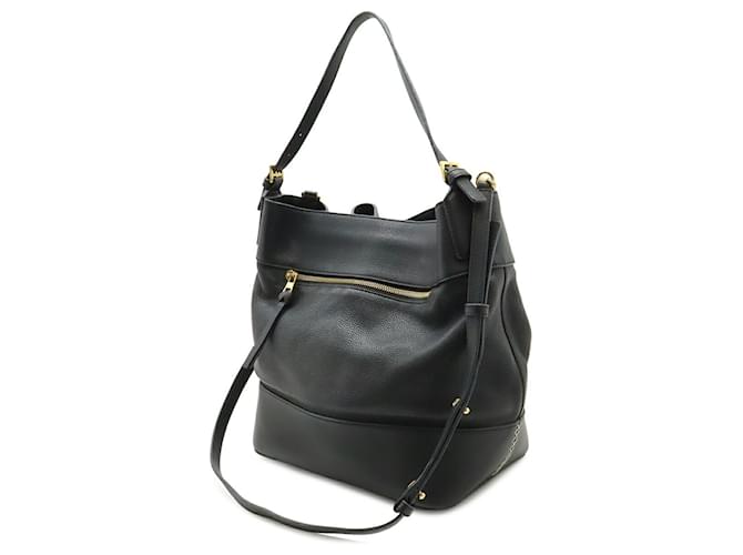 Borsa a tracolla a secchiello Midnight Loewe Nero - vista 3