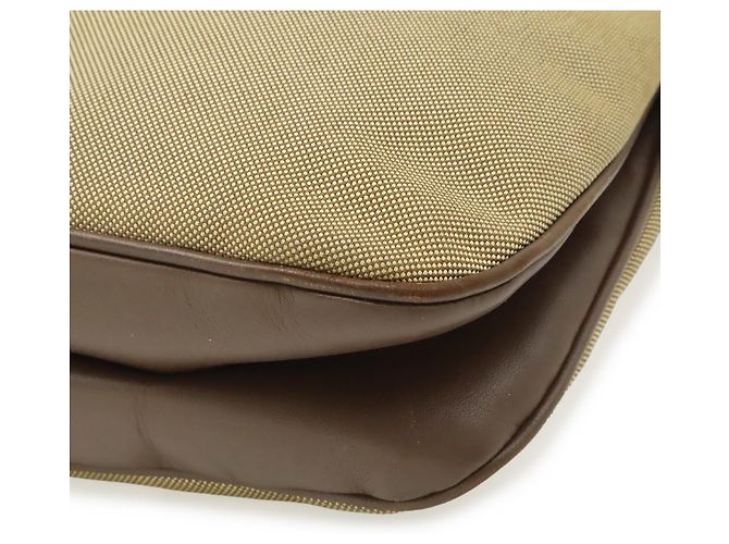 Borsa a tracolla/Clutch in jacquard PRADA Beige Cachi Marrone scuro - vista 4