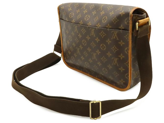 Borsa Louis Vuitton Monogram GM Bosphore Marrone - vista 3