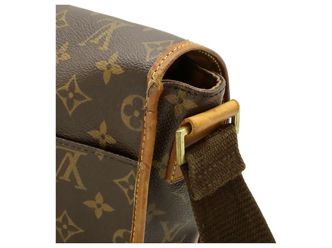Borsa Louis Vuitton Monogram GM Bosphore Marrone - vista 5
